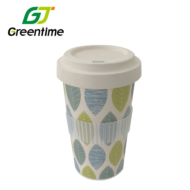Eco Friendly Good Cute Custom Printed Leakproof Large Reusable Coffee Cups with Lids